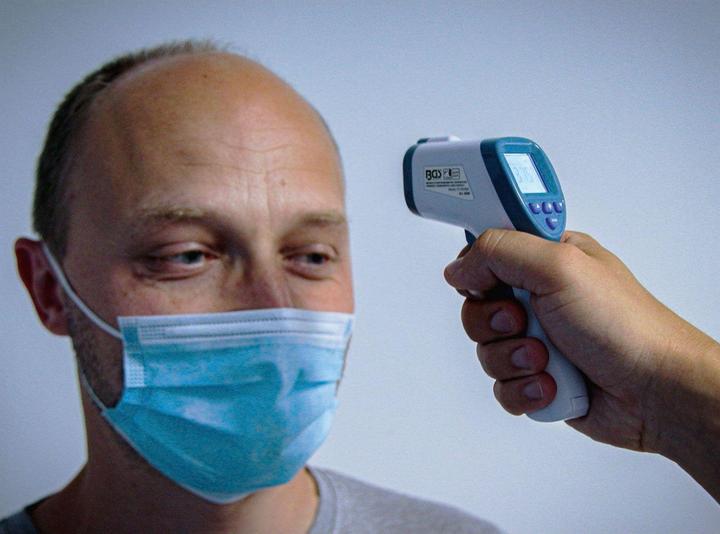 Actual product image BGS Forehead thermometer contactless, infrared for People + Object Measurement 0 - 100° (Forehead, Non-contact)