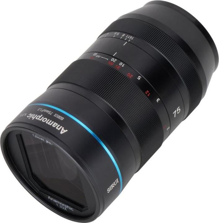 Actual product image Sirui Fixed focal length 75 mm F1.8 anamorphic (Sony E, APS-C / DX)
