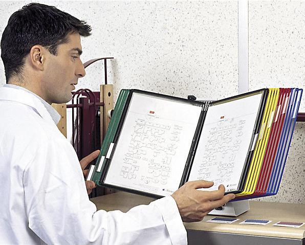 Produktbild Tarifold Sichttafelsystem komplett mit 20 Drehtaschen