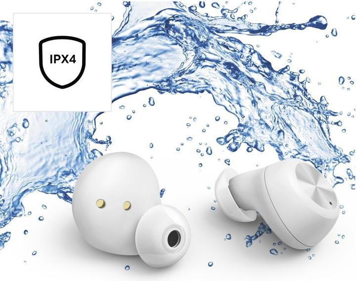 Productafbeelding Thomson WEAR7701W Bluetooth® Hoofdtelefoon, In-Ear, Echt Draadloos, Microfoon, Wit (4 h, Draadloze)