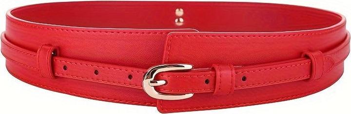 Produktbild Only-Bags.Store Schicker breiter Gürtel aus echtem Kunstleder - vielseitig einsetzbar für Casual, Formales und
