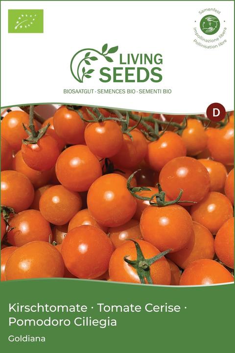 Produktbild Living Seeds Cherrytomate Goldiana (Gemüsesamen)