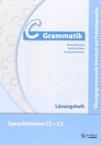 Actual product image C-Grammatik (German, Anne Busha, Szilvia Szita, 2013)