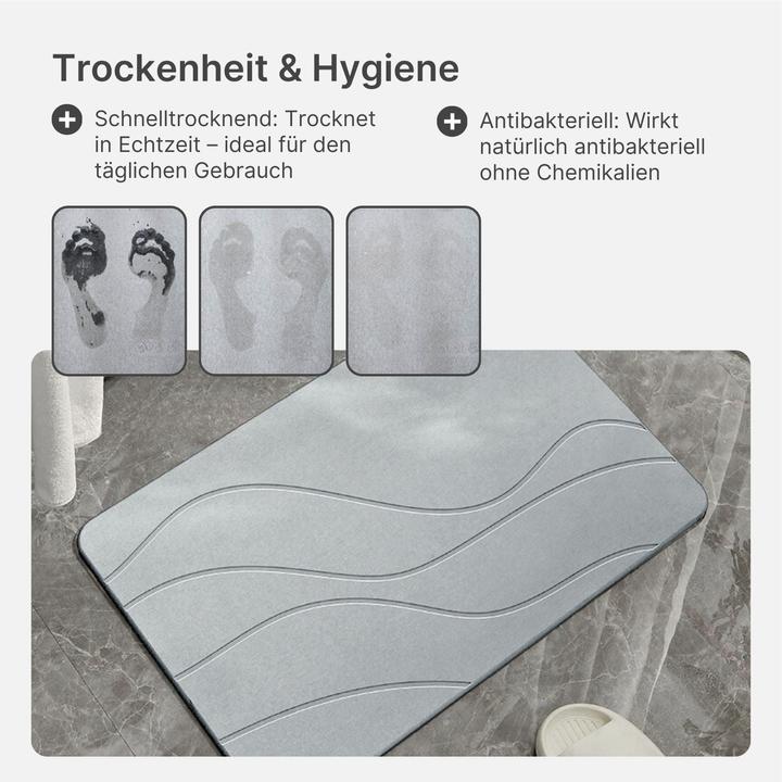 Image du produit Hermex Tapis de bain en pierre (60 x 39 cm)