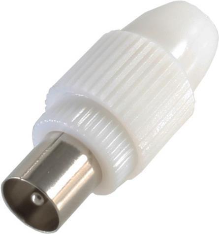 Actual product image Shiverpeaks BASIC-S antennas 9.5 mm coaxial plug plastic, in polybag with Euro-perforation (Antenna cable)