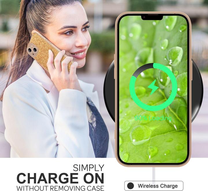 Produktbild Nalia Kork Hülle mit Silikon Rahmen (Apple iPhone 14 Plus)