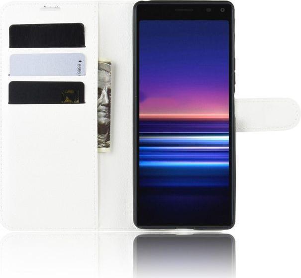 Actual product image MU Classic Litchi Leather Bookcover Series (Sony Xperia 8)