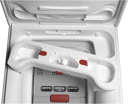 Produktbild AEG L6TBG623 Waschmaschine Freie Aufstellung Top loading 6 kg 1151 rpm D Weiss (6 kg, Unten)