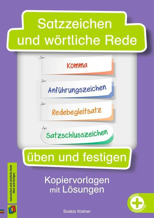 Produktbild Satzzeichen und wörtliche Rede üben und festigen (Deutsch, Saskia Kistner, 2024)
