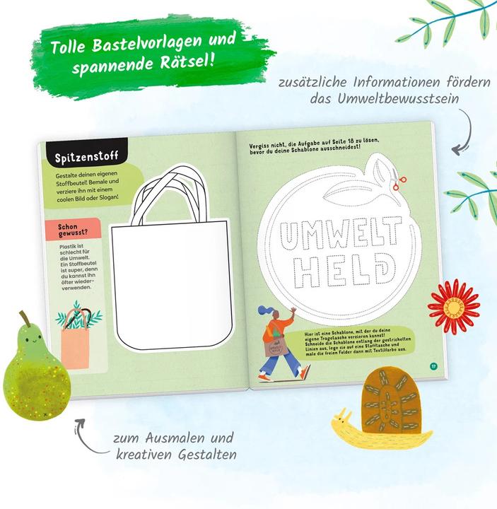 Actual product image Activity book Protect our environment Puzzles Colouring Crafts Nature