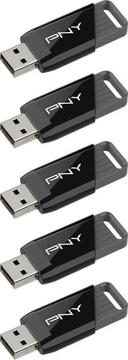 Produktbild PNY ATTACH X USB 3.2 64GB PACK X5 (64 GB, USB-A)