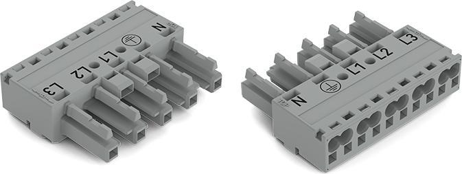 Actual product image Wago 770-245/060-000 Socket part Kod.B 5P. 2L grey