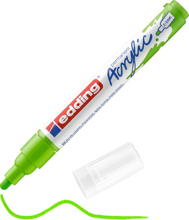 Produktbild Edding Acrylmarker (Gelbgrün, 3 mm, 1 x)