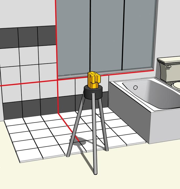 Actual product image Stabila Cross line laser incl. tripod