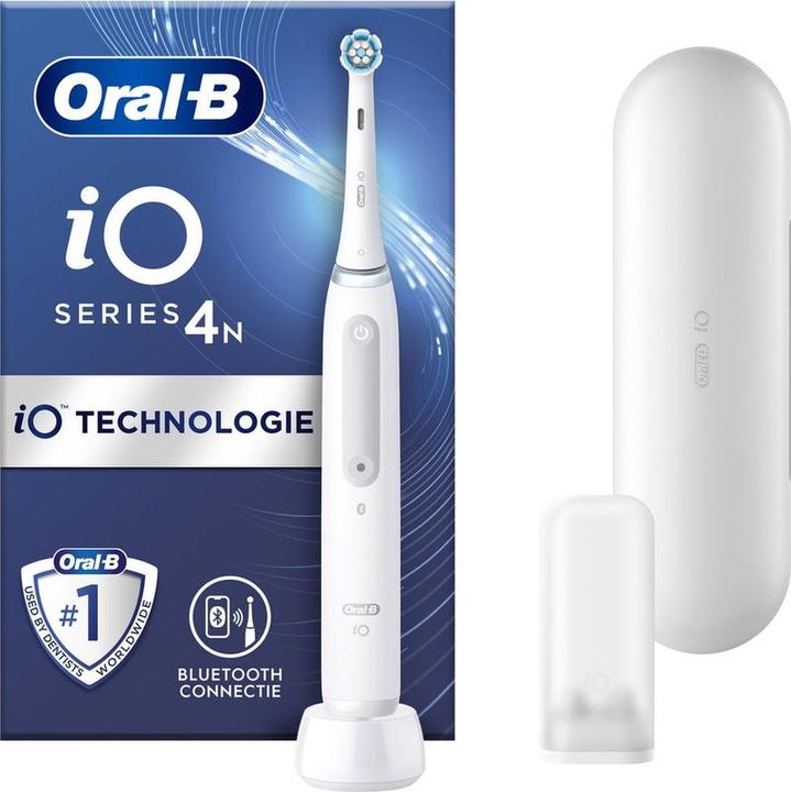 Produktbild Oral-B iO 4N - Wit - Elektrische Tandenborstel - Ontworpen Door Braun (Oszillierende Zahnbürste)