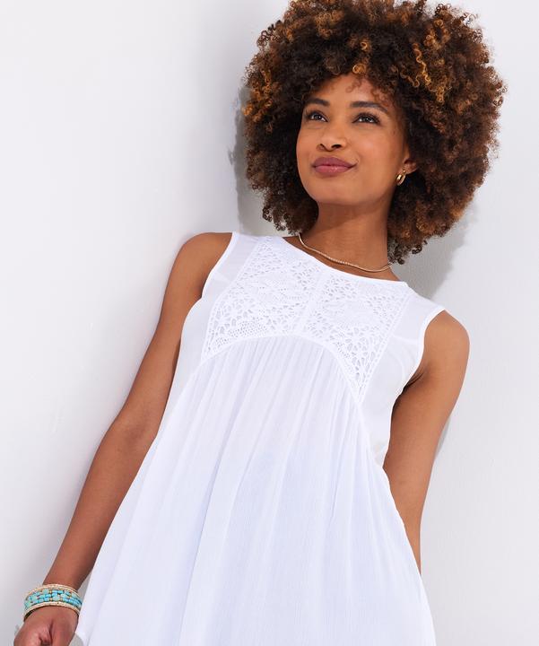 Actual product image Joe Browns Handkerchief Hem Lace Panel Tunic (40)