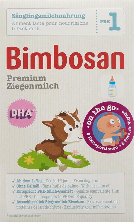 Produktbild Bimbosan Ziegenmilch 1 (125 g, ab Geburt)