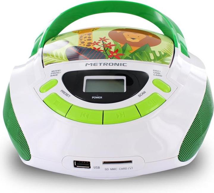 Metronic Kids CD speler - Jungle - Groen