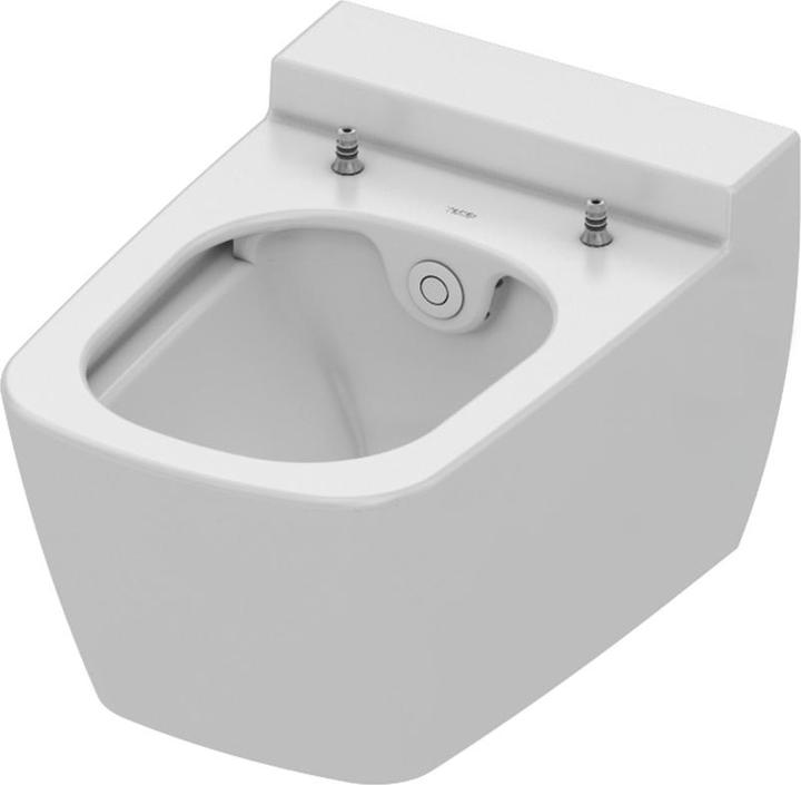 TECE TECEone wall-hung toilet with shower function, cold water, rimless