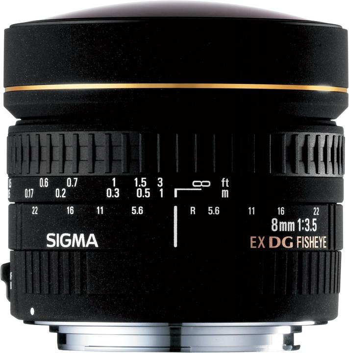 Sigma 8mm, f/3.5 EX DG Circular Fisheye, Canon EF (Canon EF, Canon EF-S, full size)