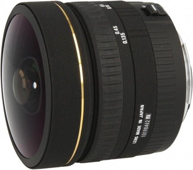 Produktbild Sigma 8mm, f/3.5 EX DG Zirkular Fisheye, Canon EF (Canon EF, Canon EF-S, Vollformat)