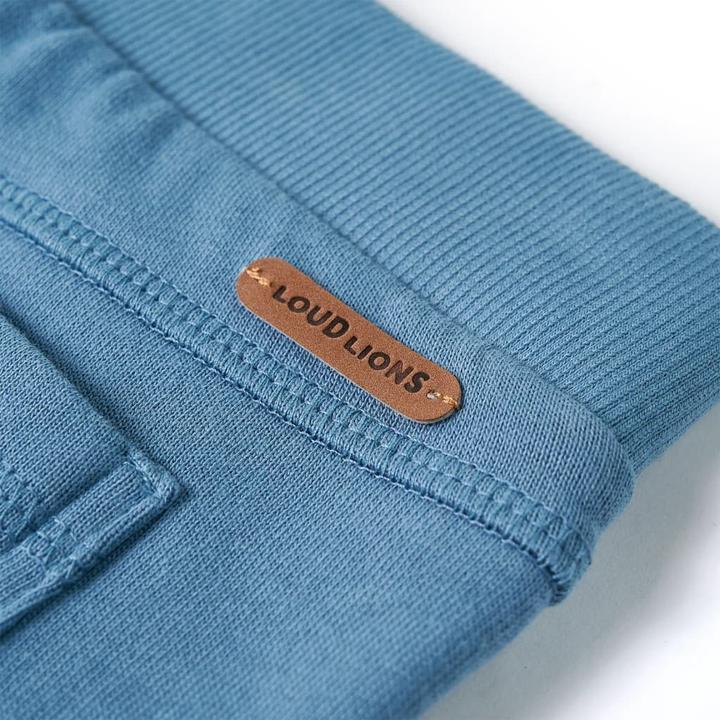Actual product image VidaXL Children's tracksuit bottoms mid blue 140,Material: 80 (140)