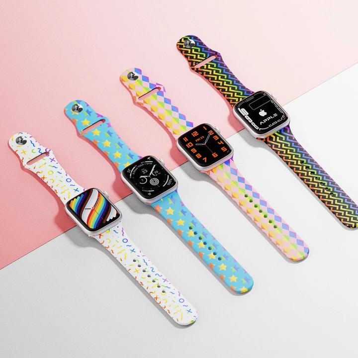 Actual product image LaserPecker Silicone wristbands Apple Watch (4 colours) (Silicone, Apple Watch)