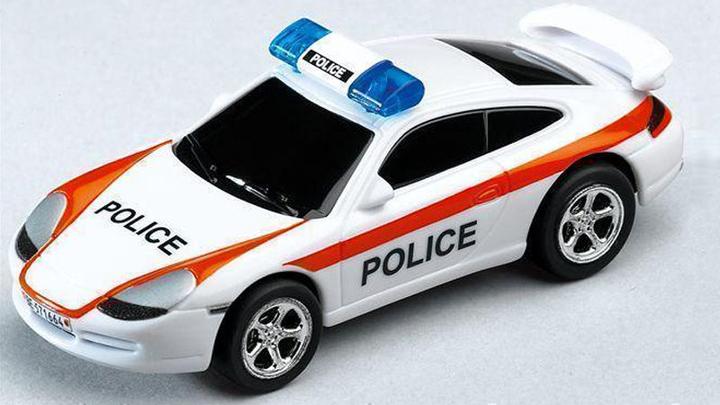 Produktbild Carrera Go! Swiss Police Check 5.4 M Swiss Porsche Und Mercedes