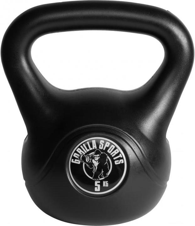 Produktbild Gorilla Sports Kettlebell Cement (1 x 5 kg)
