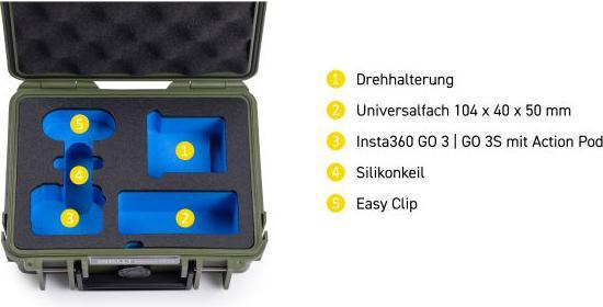 Immagine prodotto B+W Custodia d'azione PP.23 per Insta360 Go 3 - rosa (Vai al 3)