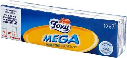 Actual product image Foxy Mega mobile wipes, 10 pieces