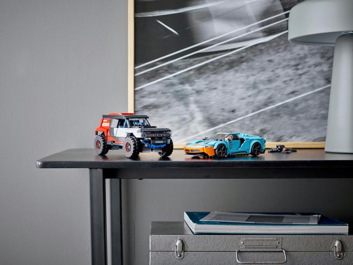 Produktbild LEGO Ford GT Heritage Edition und Bronco R (76905, LEGO Speed Champions)