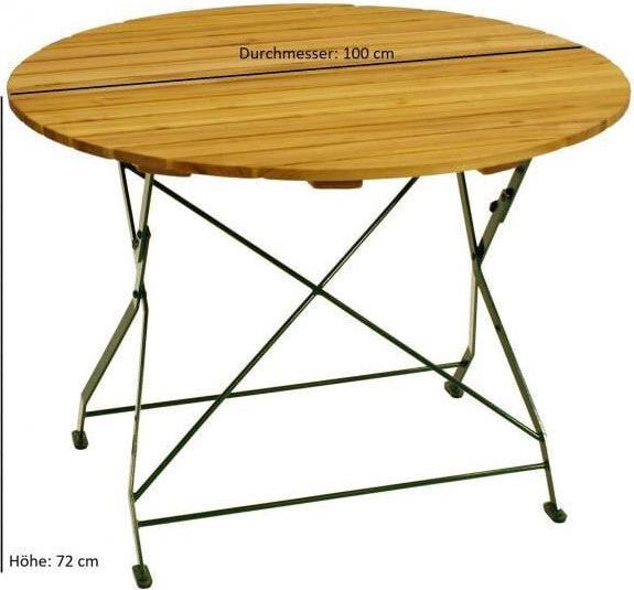 Actual product image Degamo Kurgarten - Seating set BAD TÖLZ 5-piece foldable (100 cm)