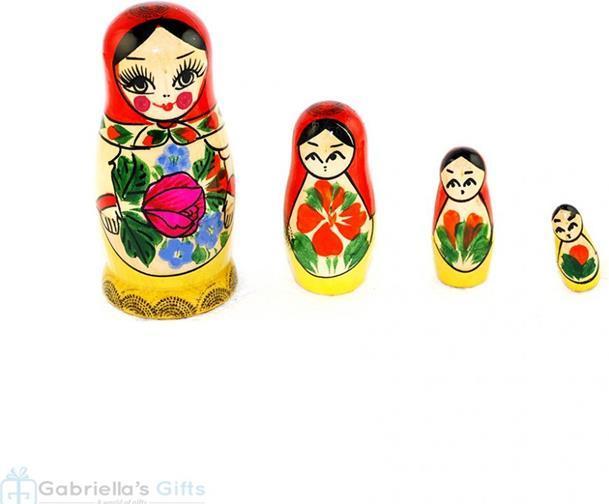 Immagine prodotto NoName Traditionelles Babuschka Set 4 Stück 8.9 cm