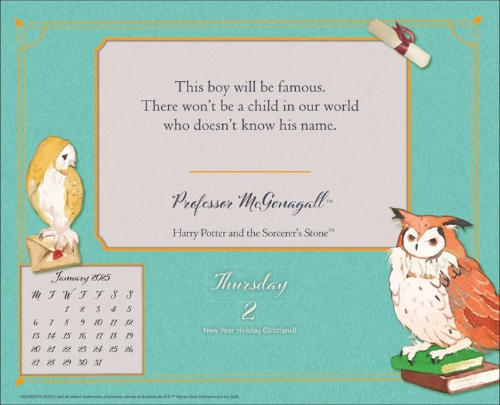 Immagine prodotto Heye Calendario giornaliero a strappo di Harry Potter 2025 (Inglese)