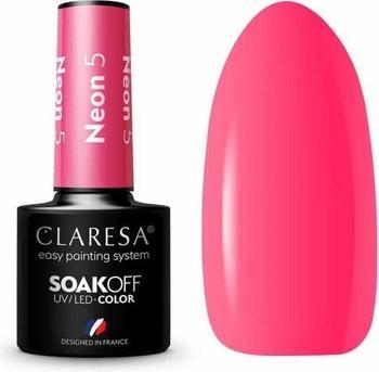 Claresa Soak Off UV/LED Neon hybrid lacquer 5 5g (5 ml)