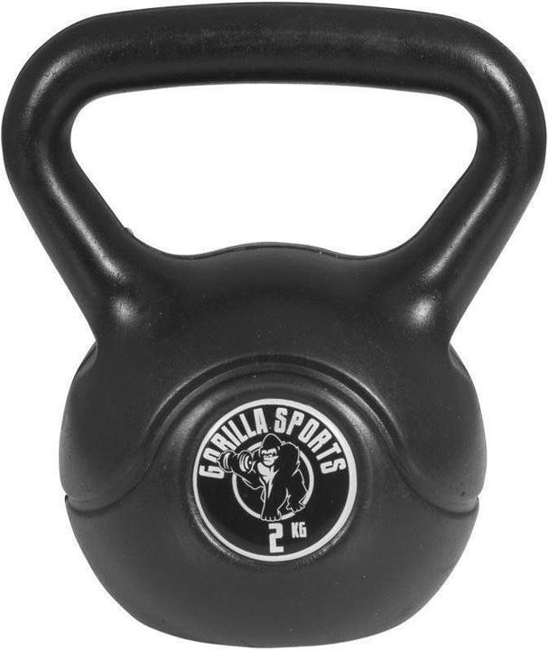 Produktbild Gorilla Sports Kettlebell Cement (1 x 2 kg)