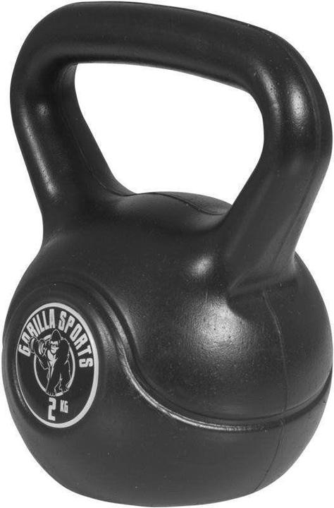 Produktbild Gorilla Sports Kettlebell Cement (1 x 2 kg)