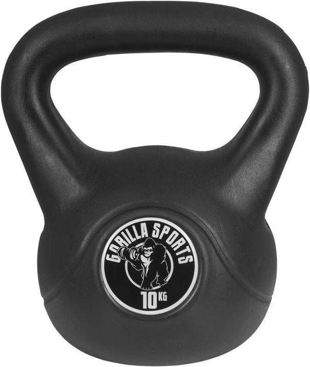 Immagine prodotto Gorilla Sports Cemento Kettlebell (1 x 10 kg, 1 x 8 kg, 1 x 12 kg)