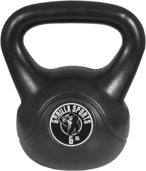 Actual product image Gorilla Sports Kettlebell Cement (1 x 6 kg)