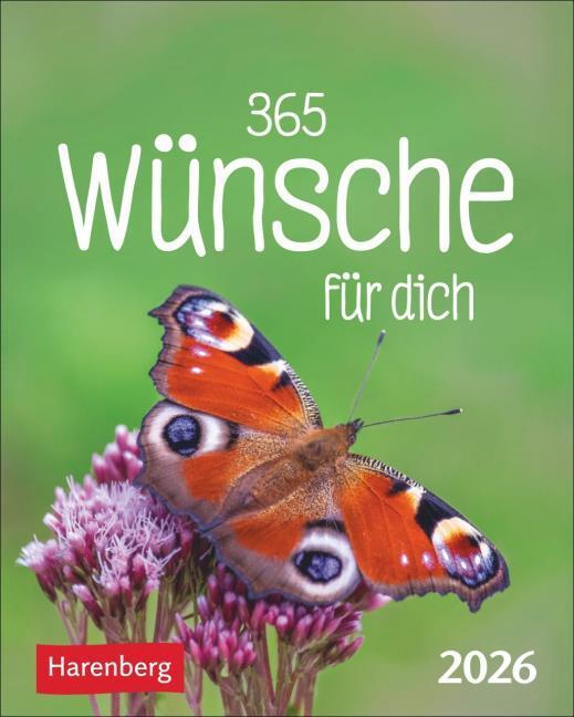 Immagine prodotto Harenberg 365 Wünsche für dich Mini-Geschenkkalender 2026 (Tedesco)