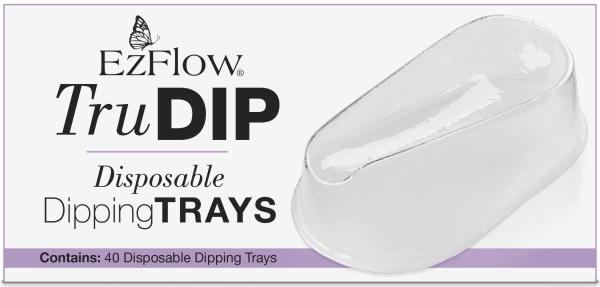 Actual product image EzFlow Dipping Trays (Nail lutensil, Transparent)