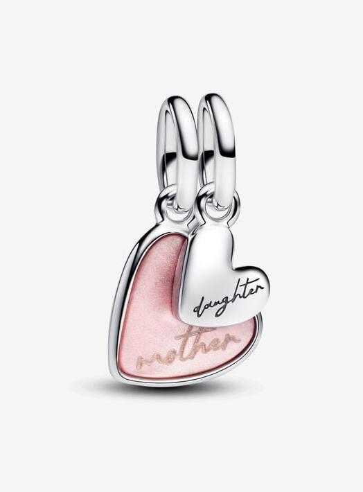 Produktbild Pandora Teilbarer Mutter-Tochter-Anhänger Charm (Sterlingsilber, Harz)