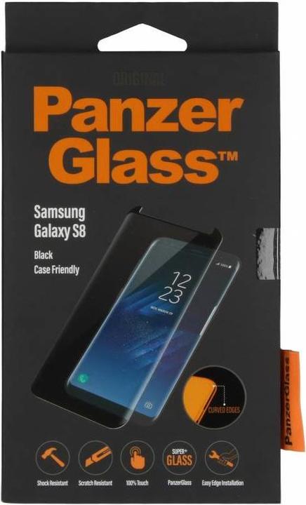 Actual product image PanzerGlass edge to edge (1 Piece, Samsung Galaxy S8+)