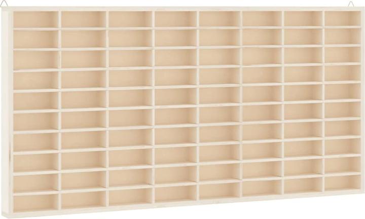 VidaXL Wandvitrine Hängevitrine Sammlervitrine Sammlerkasten mit 80 Fächern