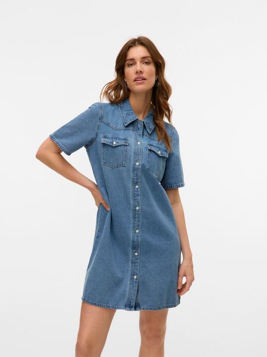 Produktbild Vero Moda VMAUSTIN Kurzes Kleid Jeanskleid (3XL)