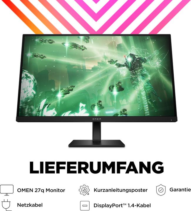 Produktbild HP Omen 27q (2560 x 1440 Pixel, 27")