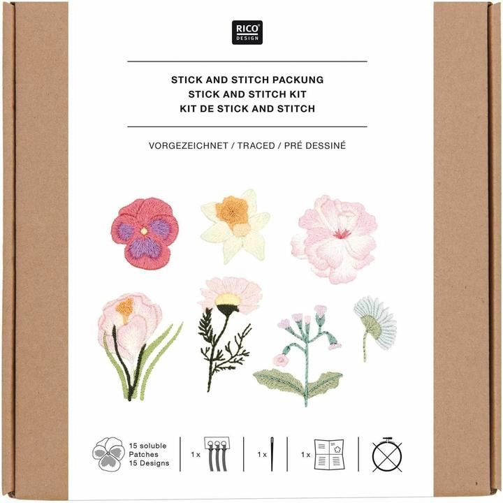 Image du produit Rico Design Stick&Stitch P.Fleurs de printemps.100237