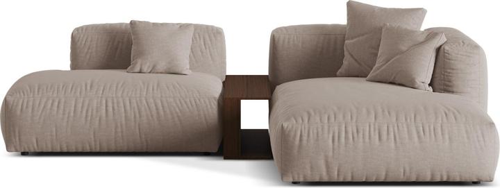 Image du produit Micadoni Canapé D'Angle Droit Modulaire, "Martina", 2 Places, 292x176x75 Fabriqué en Europe (Canapé d'angle)