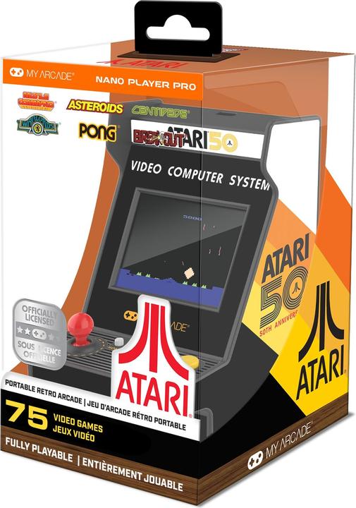 Produktbild MyArcade My Arcade Atari Nano Player Pro Portable Retro Arcade 75 Games